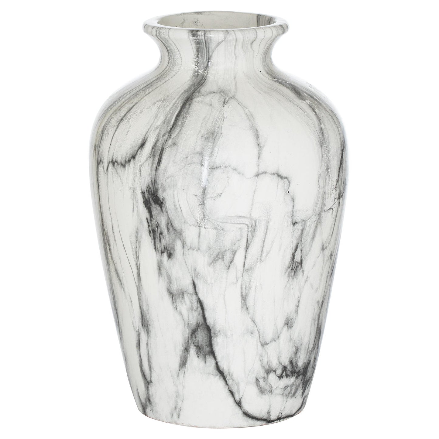 Marble Glaze Tall Ceramic Vase