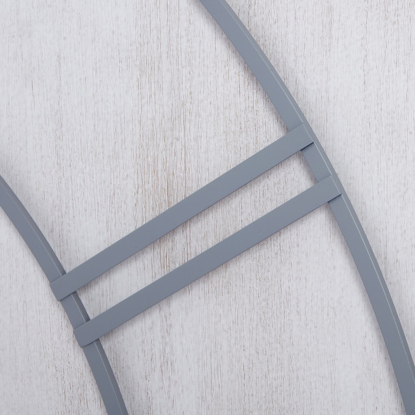 Oversized 3 Panel Roman Numeral Open Frame Wall Clock