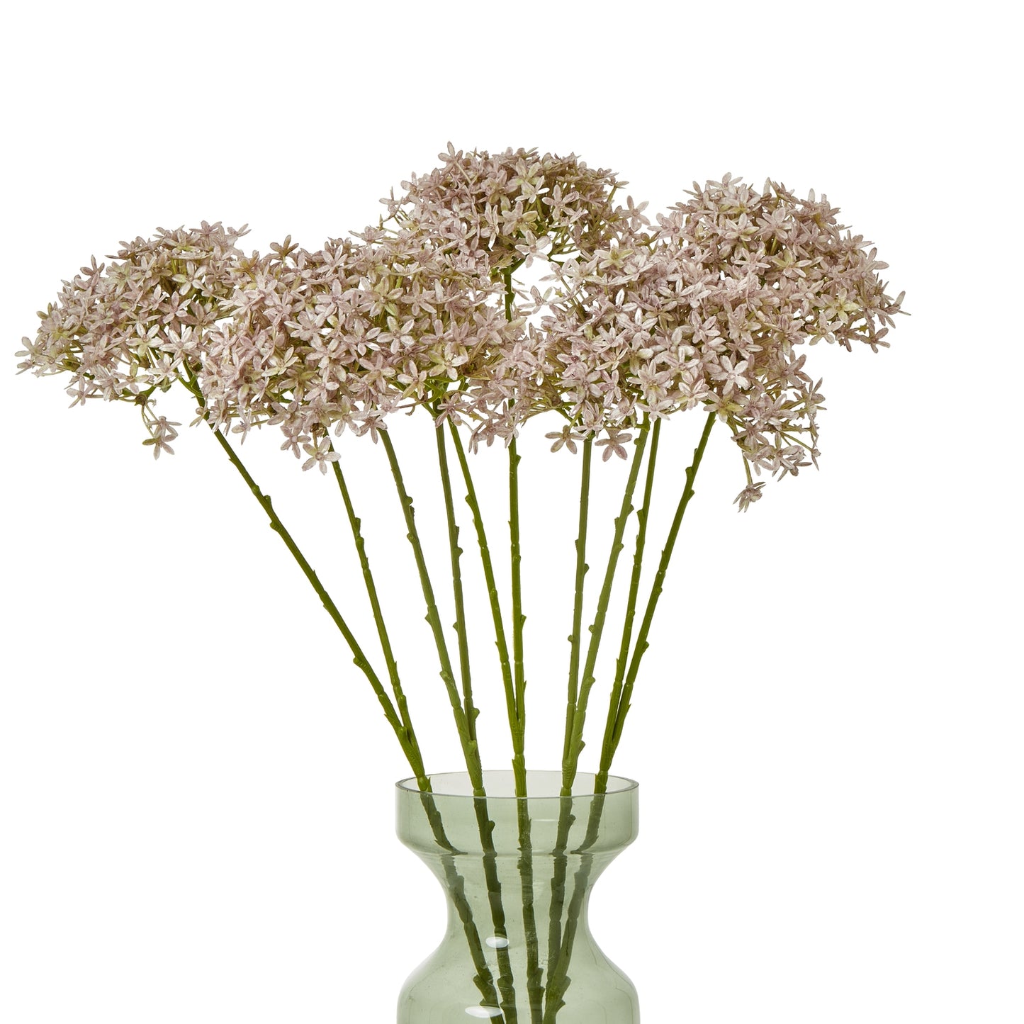 Set of 3 Artificial Flowers Lilac Crown Hydrangea Stems