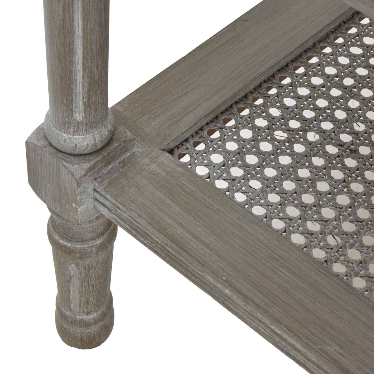 Laurelbrook Rattan Shelf Rectangular Coffee Table