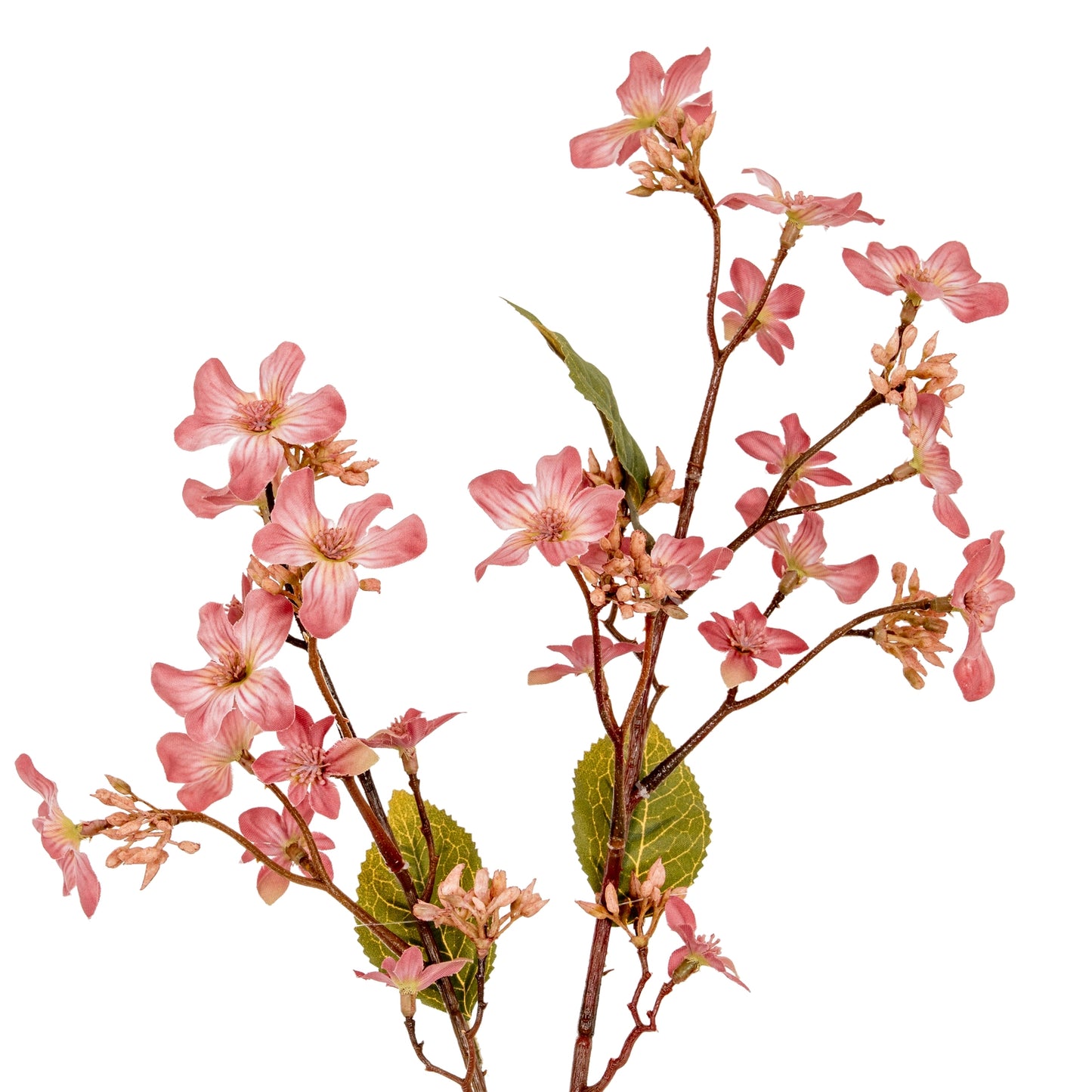 Set of 3 Artificial Flowers Pink Vernicia Fordii Sprays