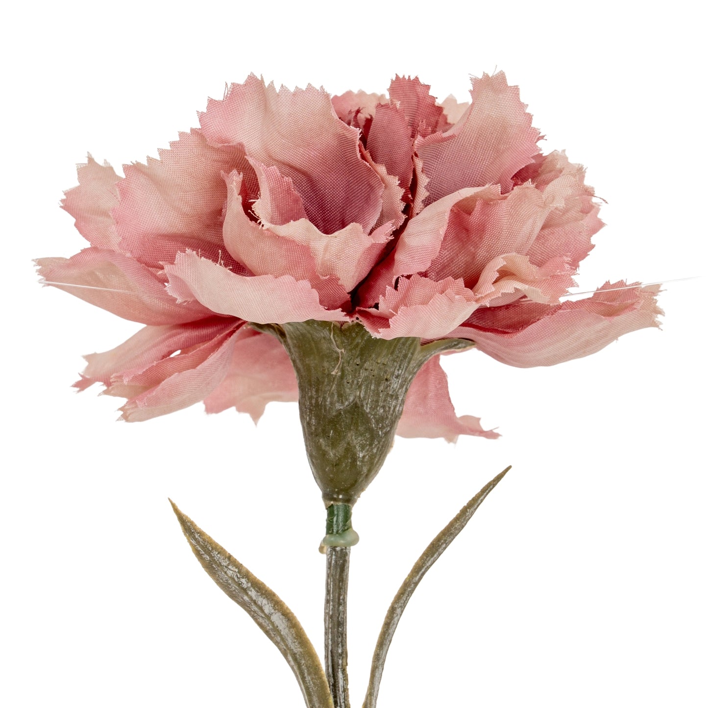 Set of 3 Artificial Flowers Pink Carnation Stems