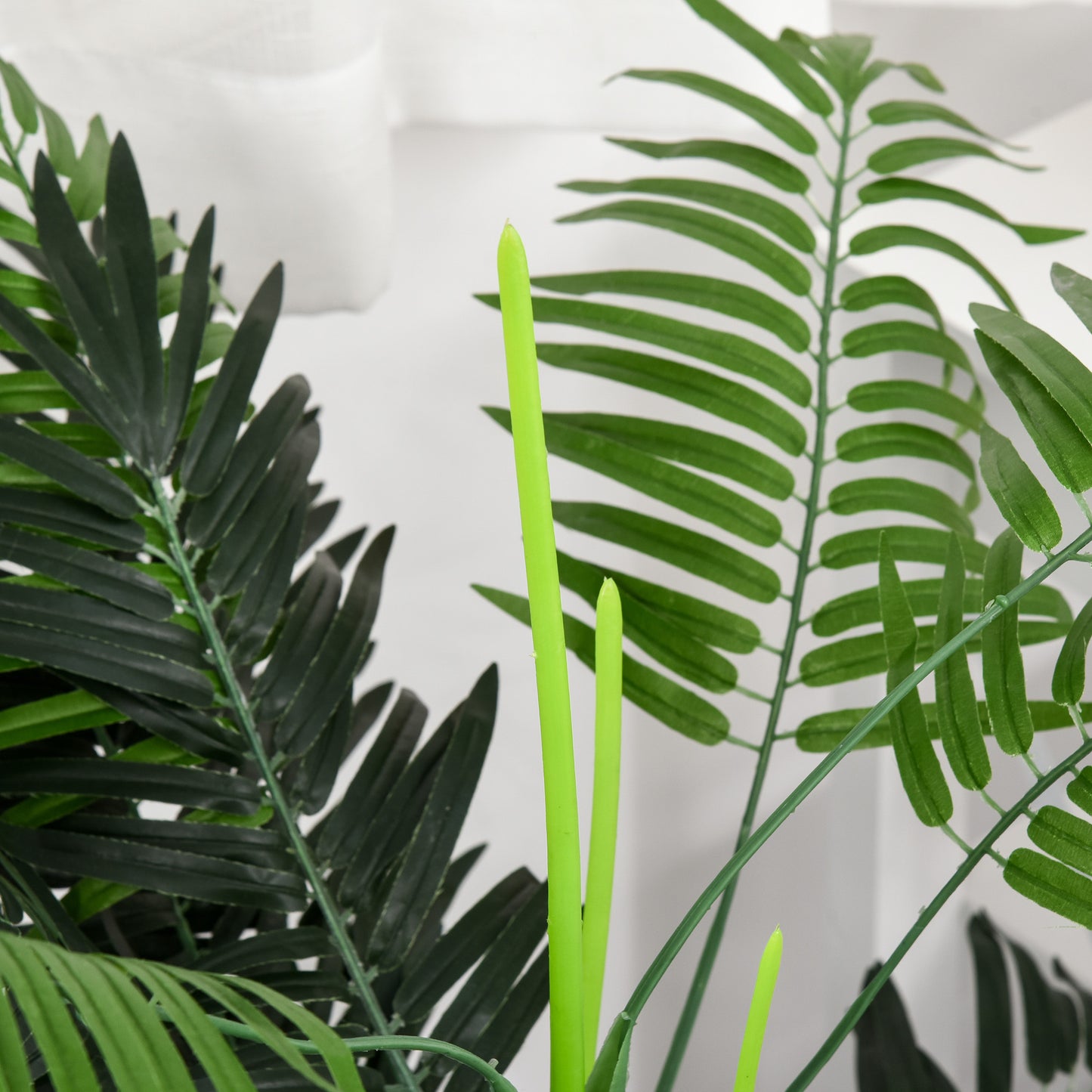 Dimi Keha Pair Of Artificial Palm Style Trees In Pots H8 125cm