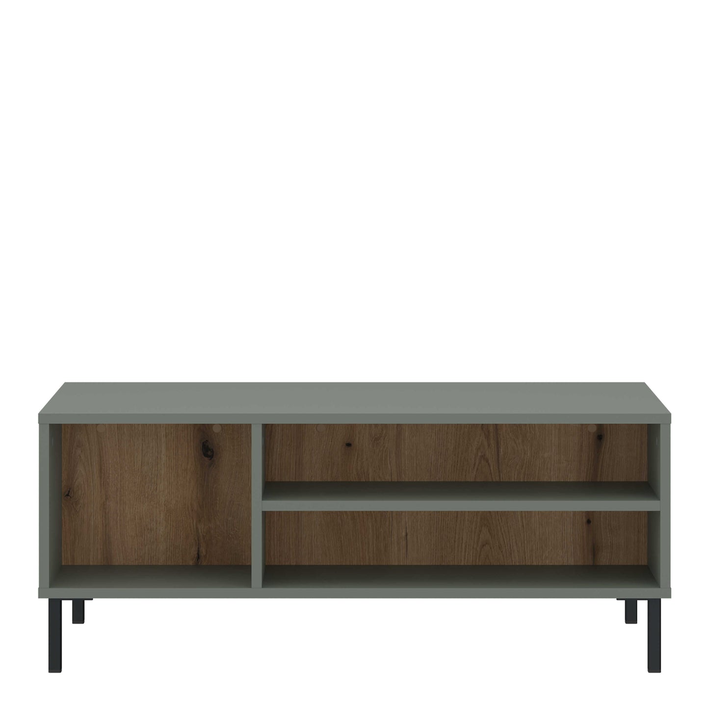 Spentrup Olive Green and Natural Oak Wood Coffee Table