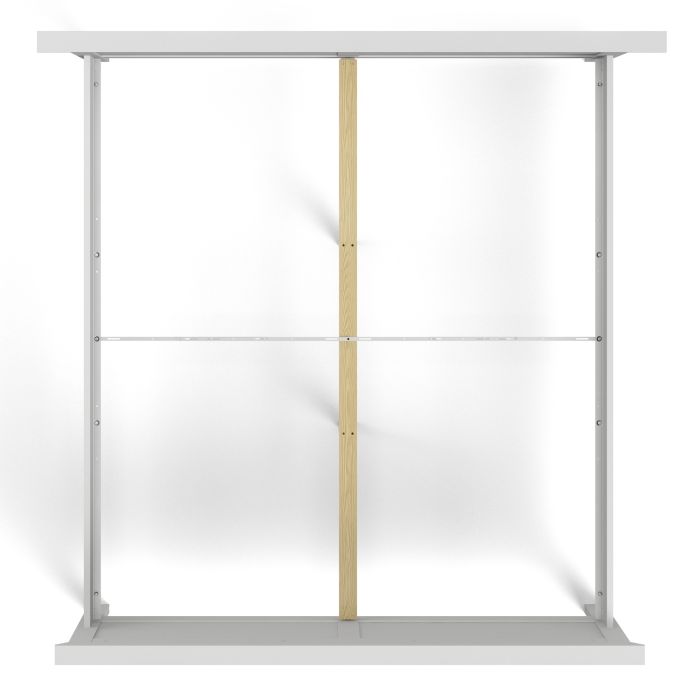 Osaka Super King Size 6ft6 White Wooden Bed Frame