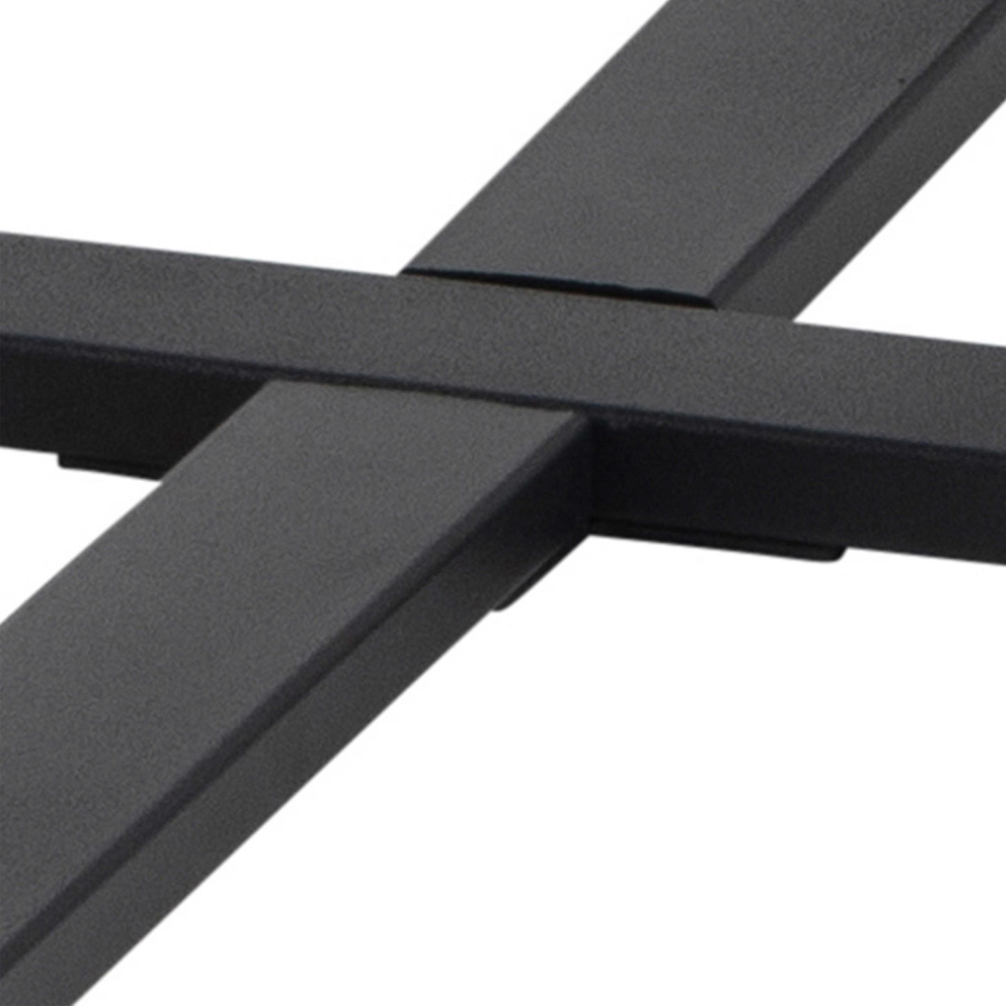 Stovring Black Marble Effect Round Coffee Table Black Legs