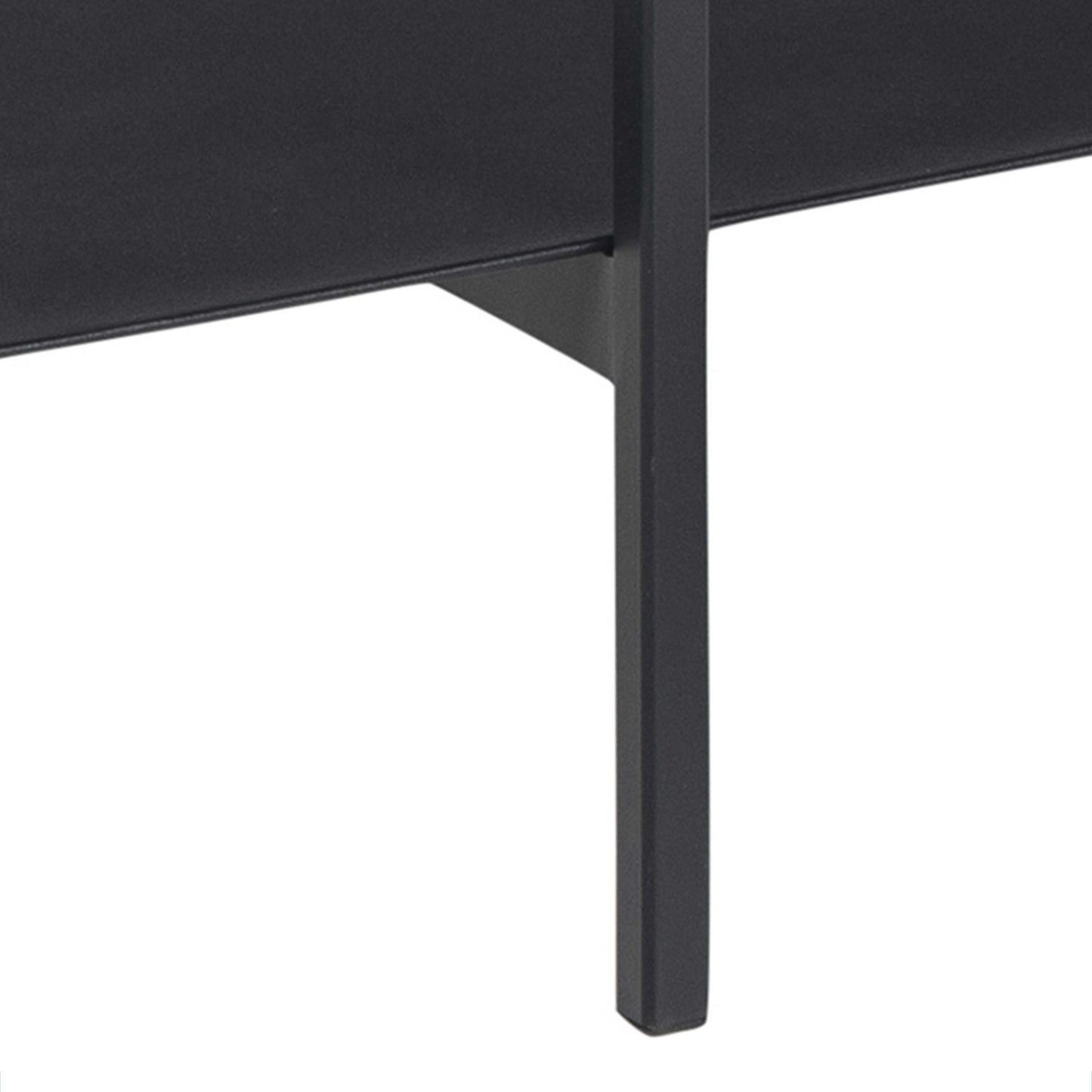 Cambridge Black Coffee Table Bottom Shelf