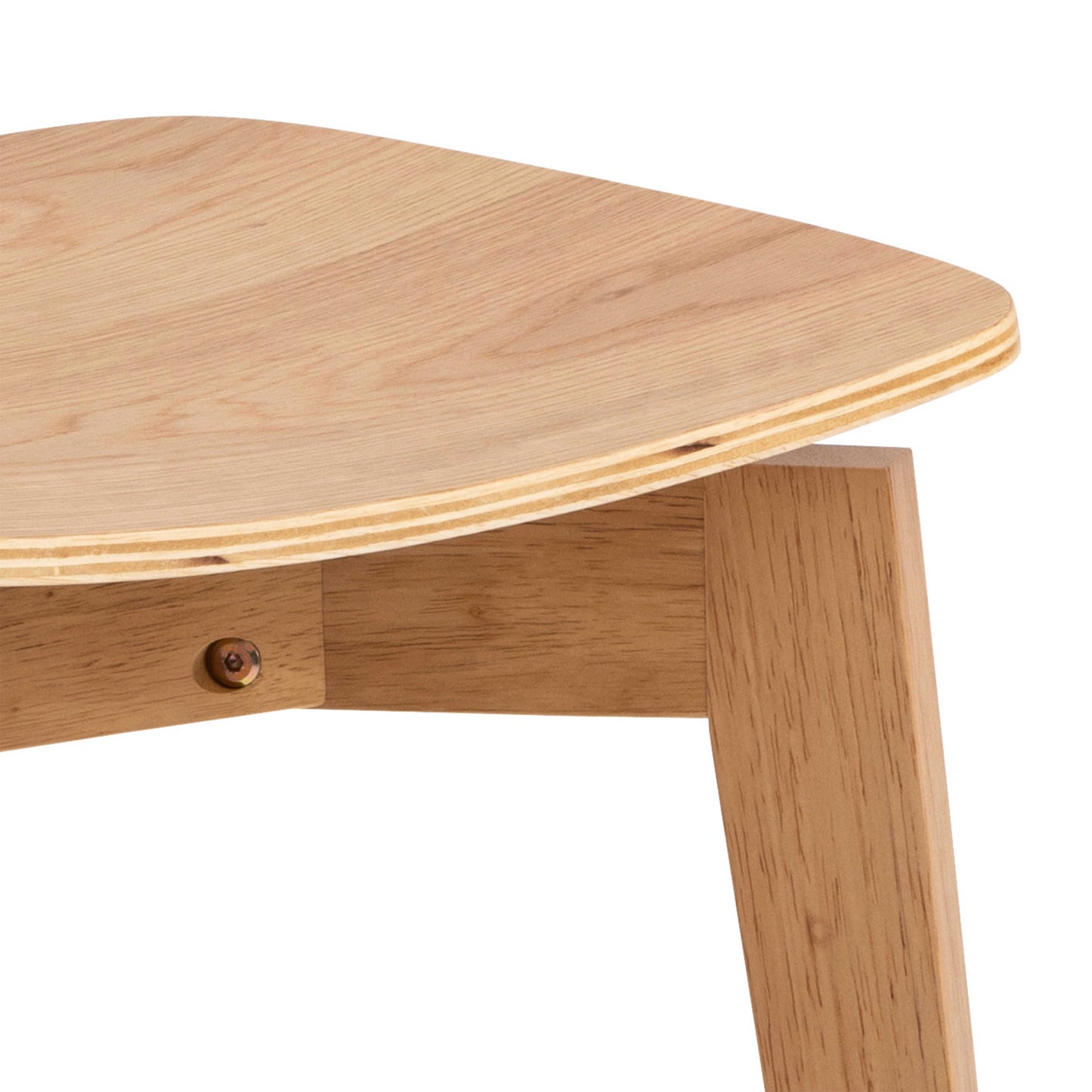 Krakow Kitchen Dining Set Natural Oak Effect Round Dining Table + 4 Dining Chairs