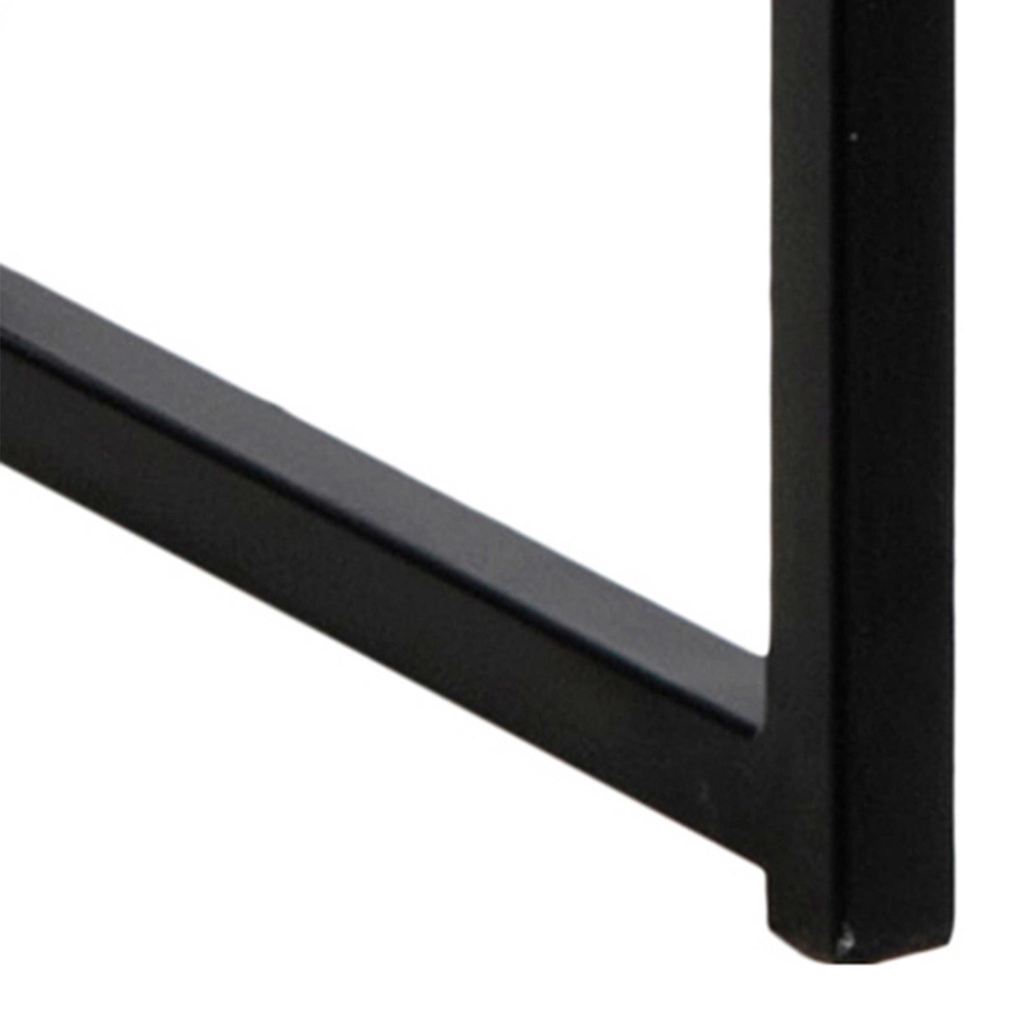 El Paso Black Metal and Wild Oak Veneer Bar Table