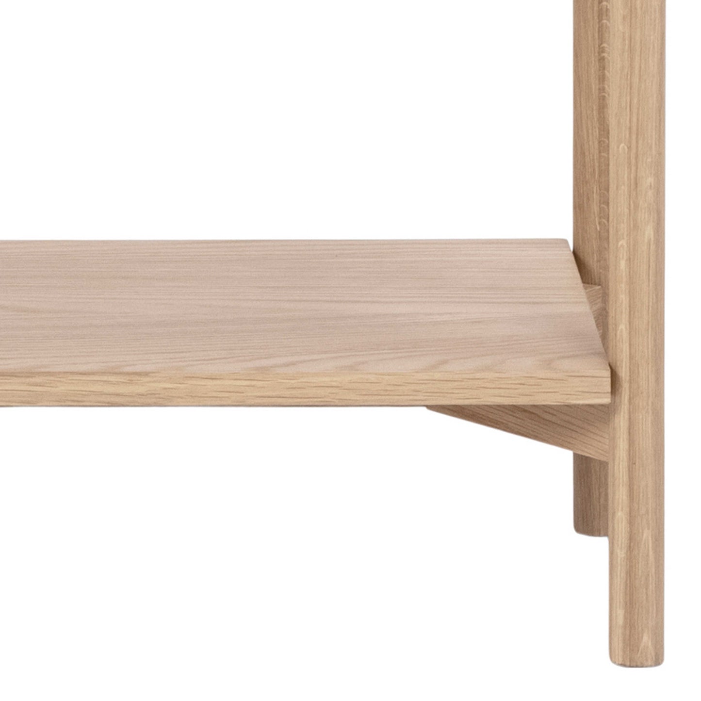 Berrytwist White Oak Veener Bookcase 4 Shelves
