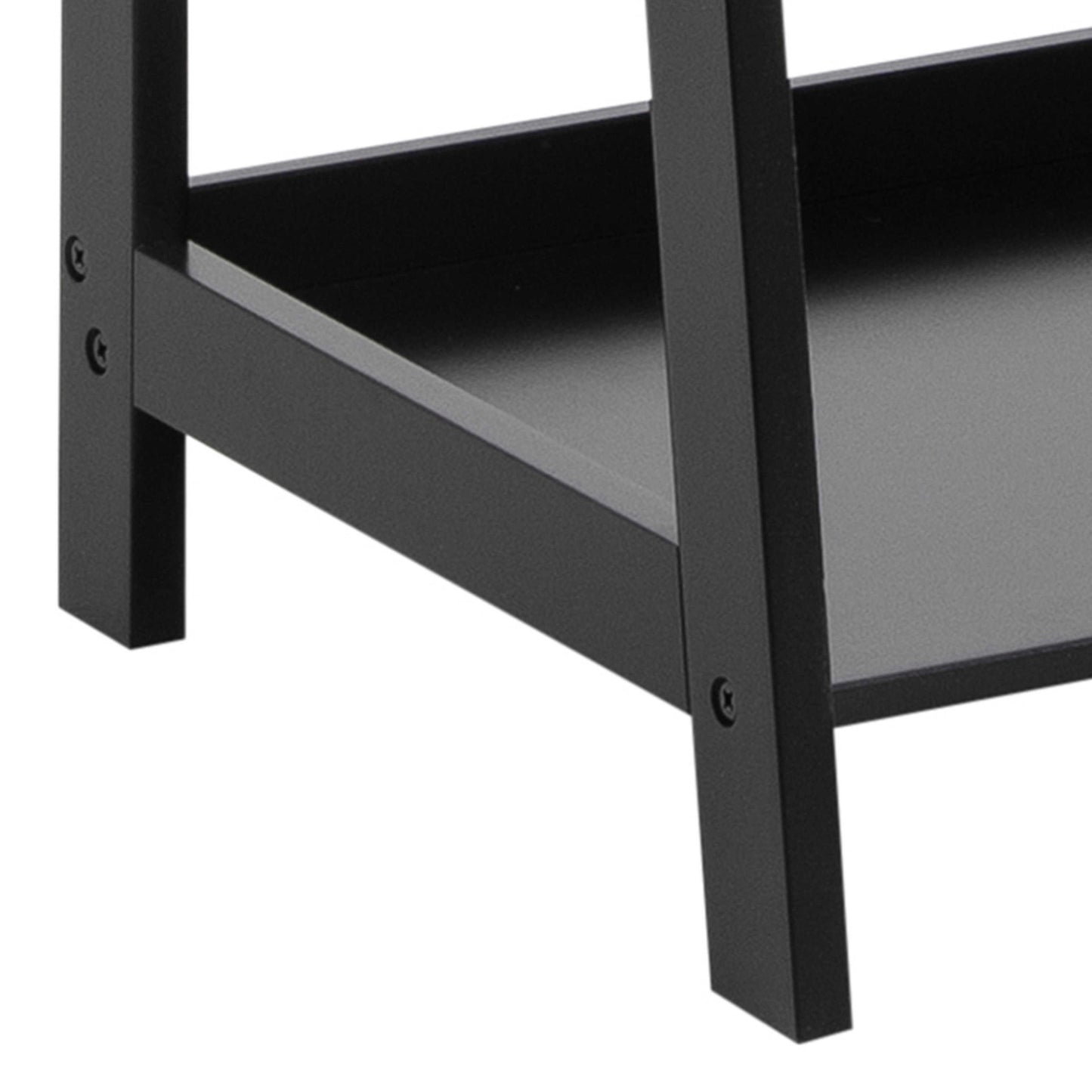 Florence Black Step Ladder Bookcase 5 Shelves
