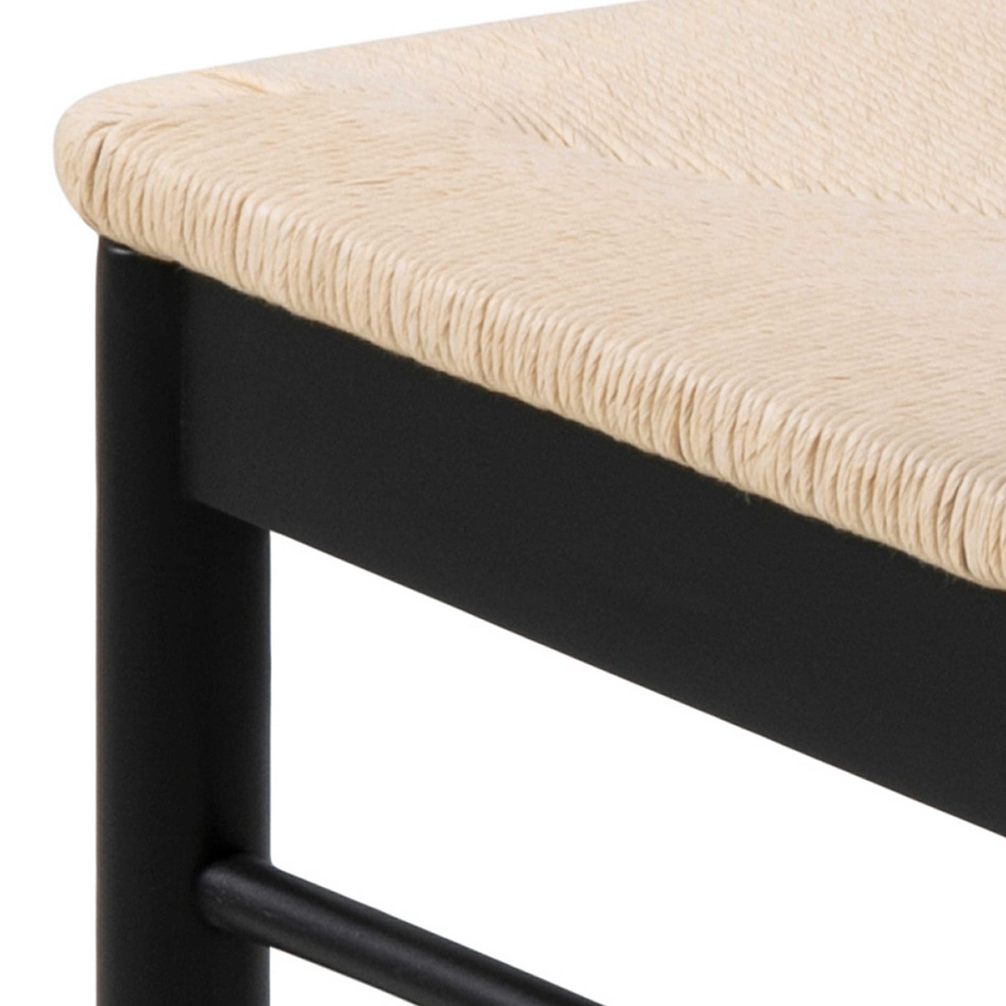 Set of 2 Buenos Aires Black Wood Dining Chair