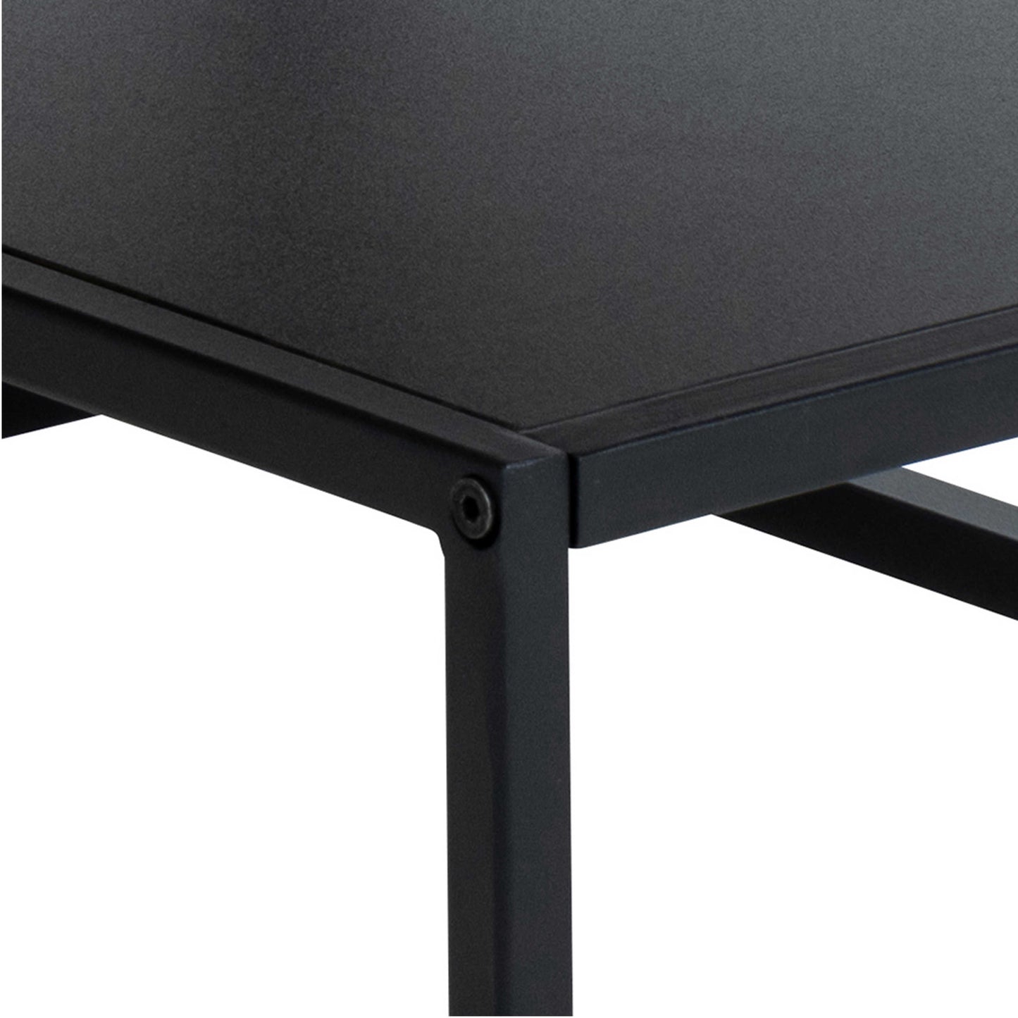 Haslev Natural Oak Rectangular Coffee Table with Half Bottom Shelf