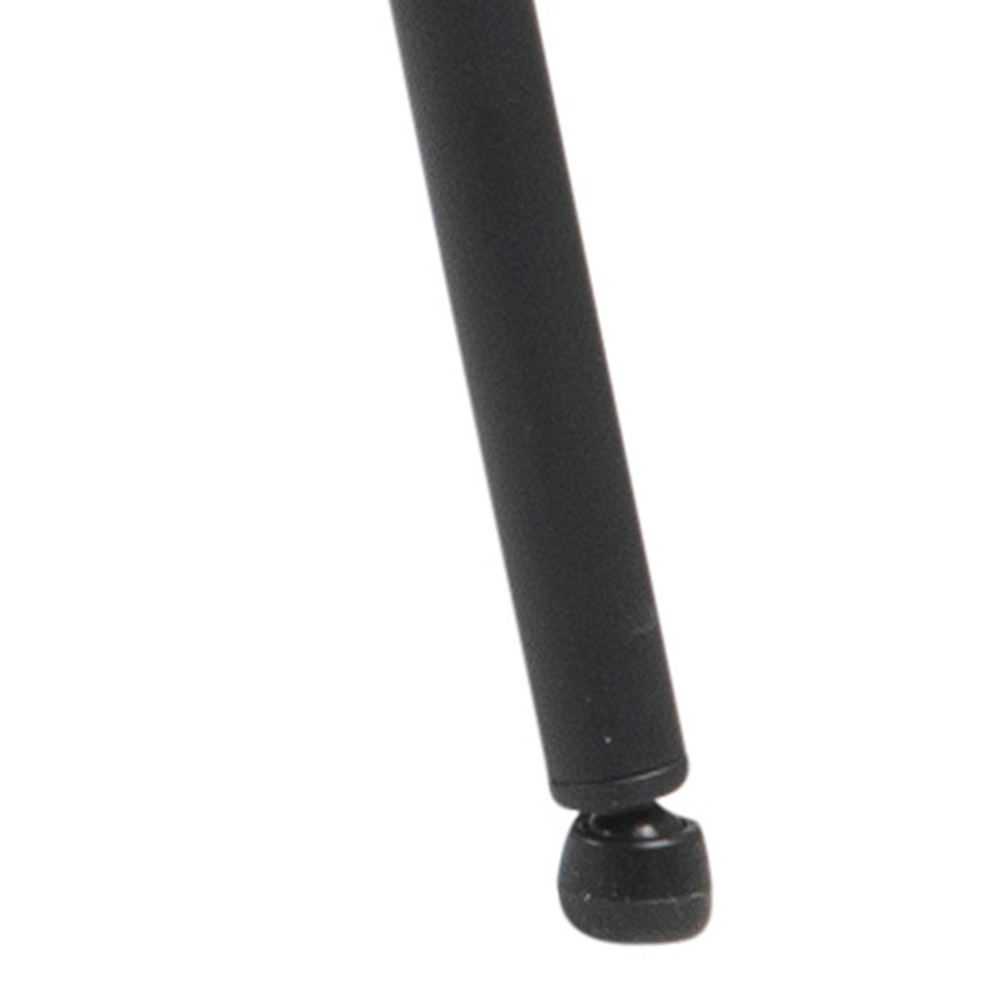 Set of 2 Haderslev Black Upholstered Dining Chair with Armrest