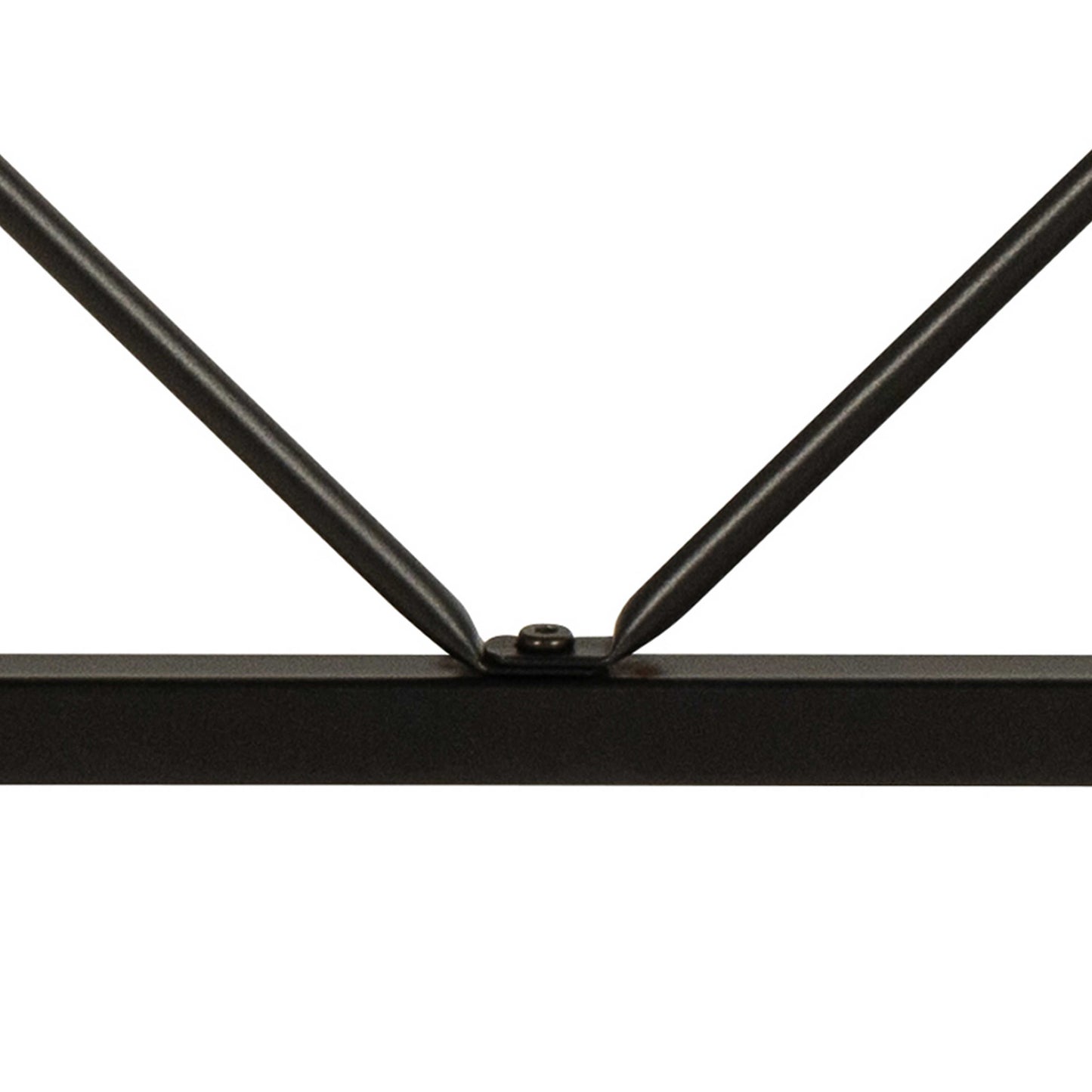 Barbados Natural Oak Wood Office Desk Black Metal Base