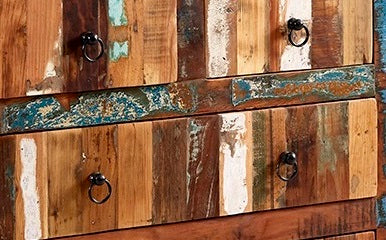 Seattle Reclaimed Wood 4 Drawer Chest