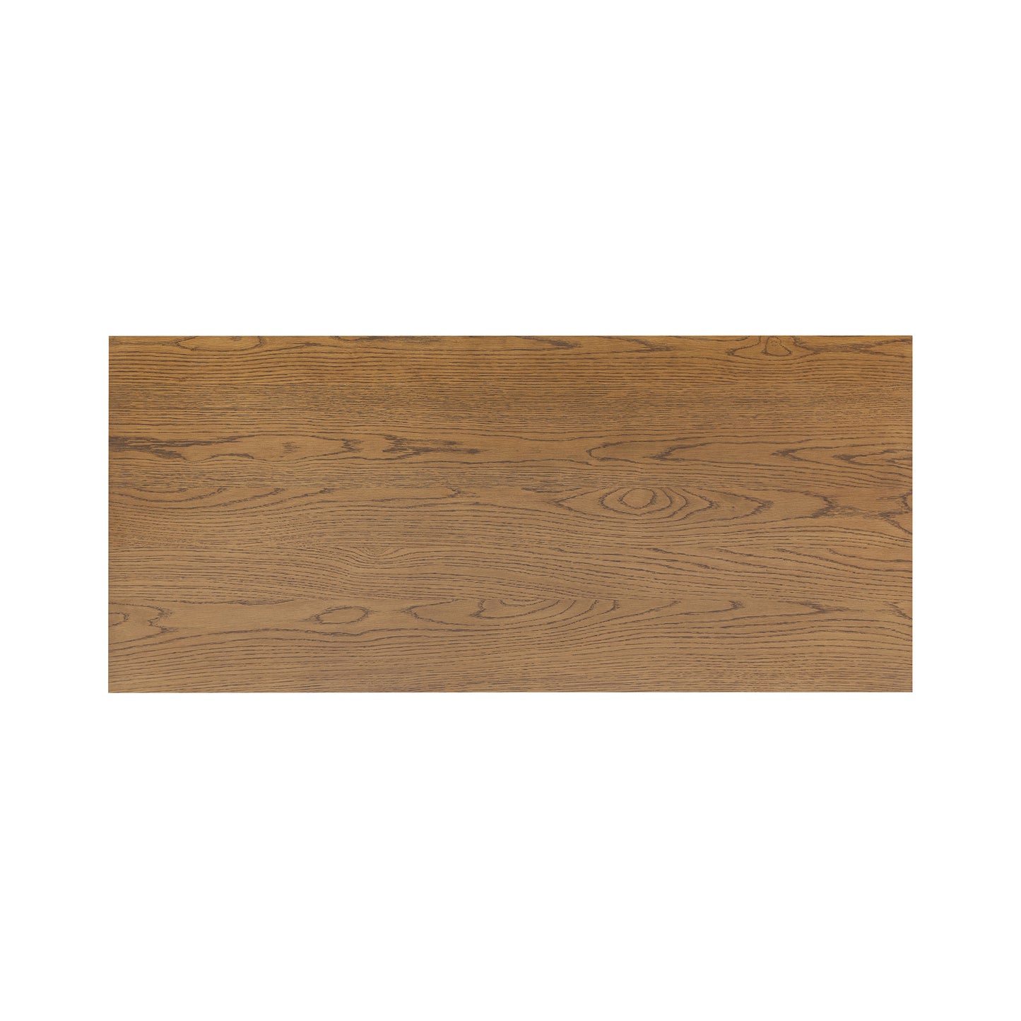 Mandarina Retro Natural Walnut Ribbed Desk with Storage