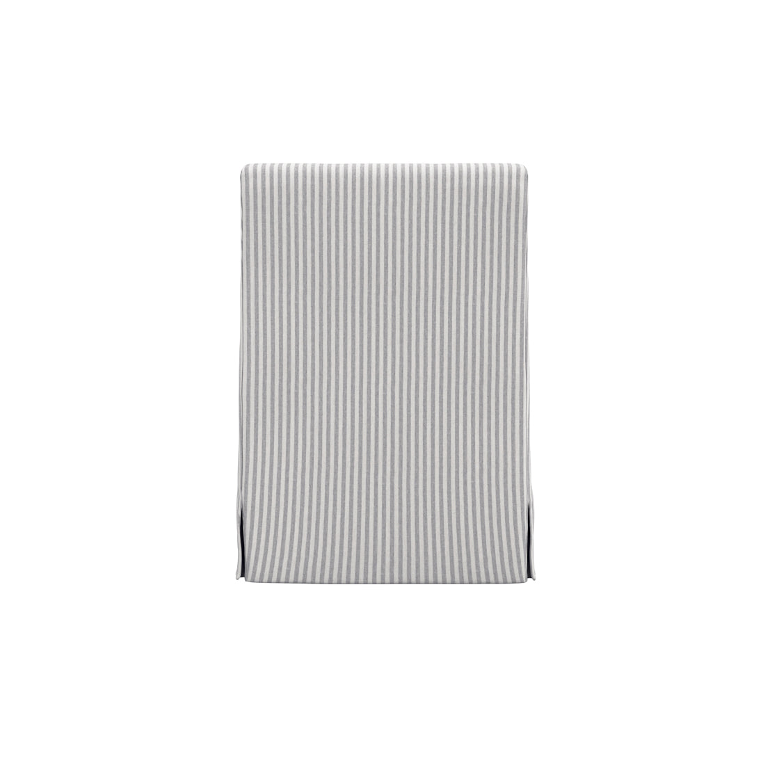 Isabella Grey and White Stripe Upholstered Armchair