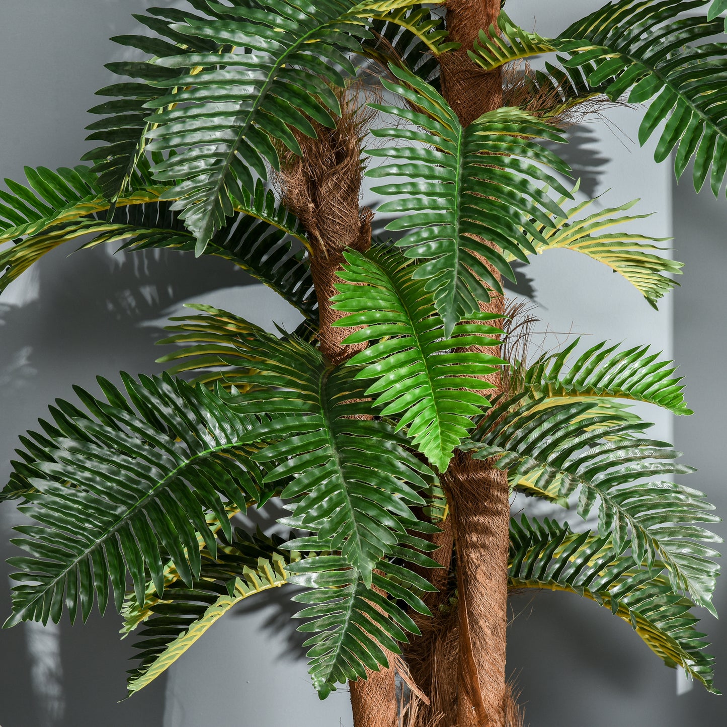 Nohane Roma Artificial Green Fern Style Plant In Pot For Interior Decorative Use
