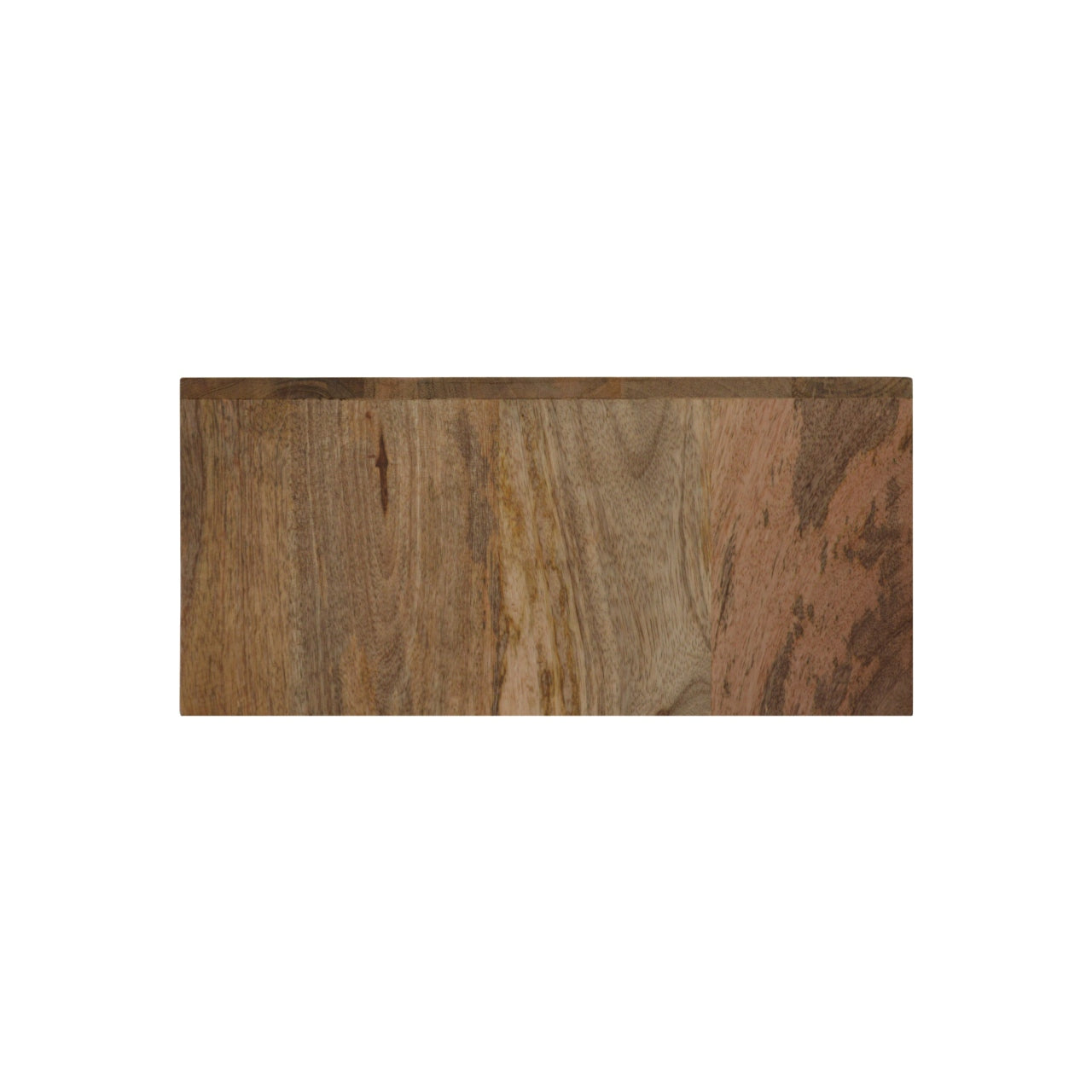 Bardolino Wall Mounted Mango Wood with Brass Detail Bedside Table