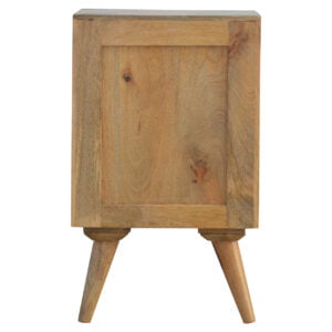 Pitigliano Nordic 4 Drawer Mango Wood Bedside Table