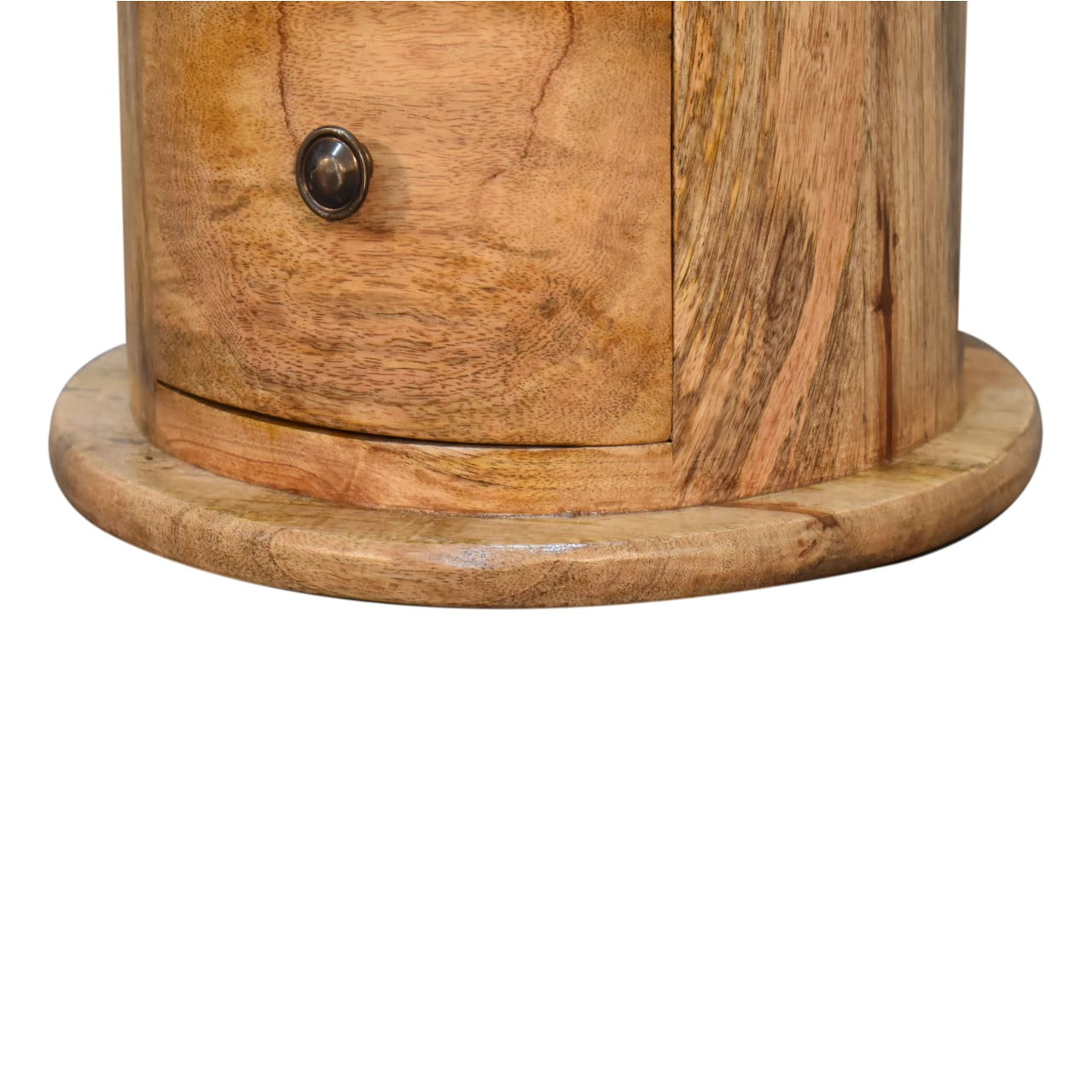 Kantang Mini Mango Wood Drum Chest 3 Drawers
