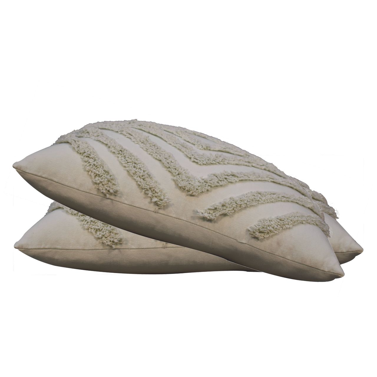 Set of 2 Noli Sage Green Diamond Cushion Covers