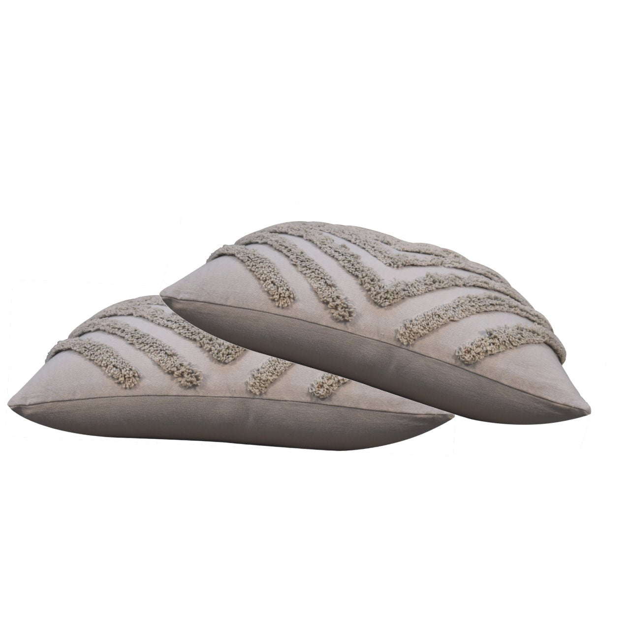 Set of 2 Dolceacqua Soft Grey Cushion Covers