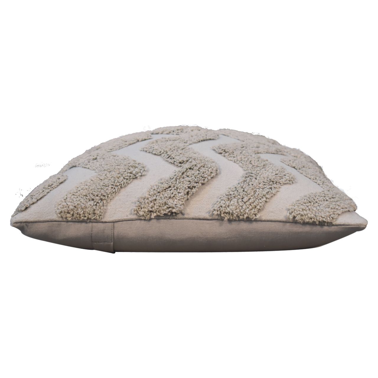 Set of 2 Nopparat Natural Grey Zig-Zag Cushion