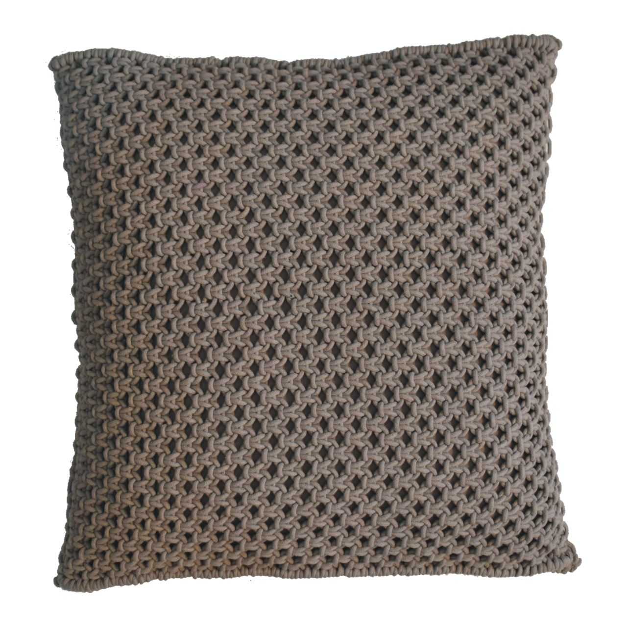 Set of 2 Grey Abbotsbury Handwoven Cushions