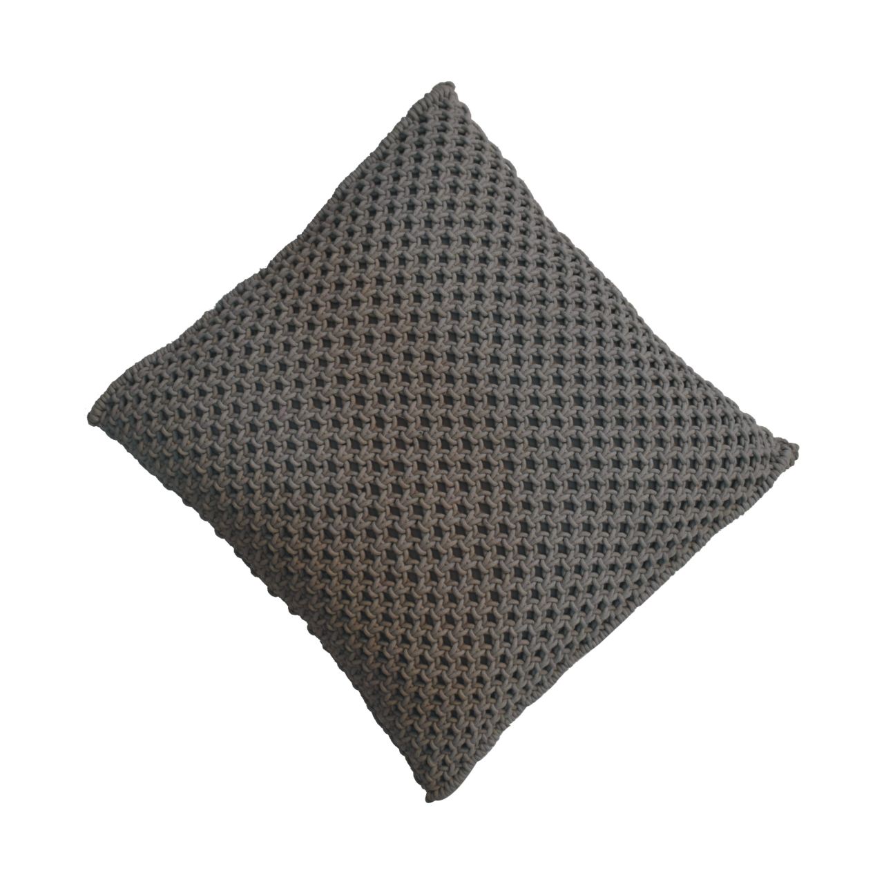 Set of 2 Grey Abbotsbury Handwoven Cushions