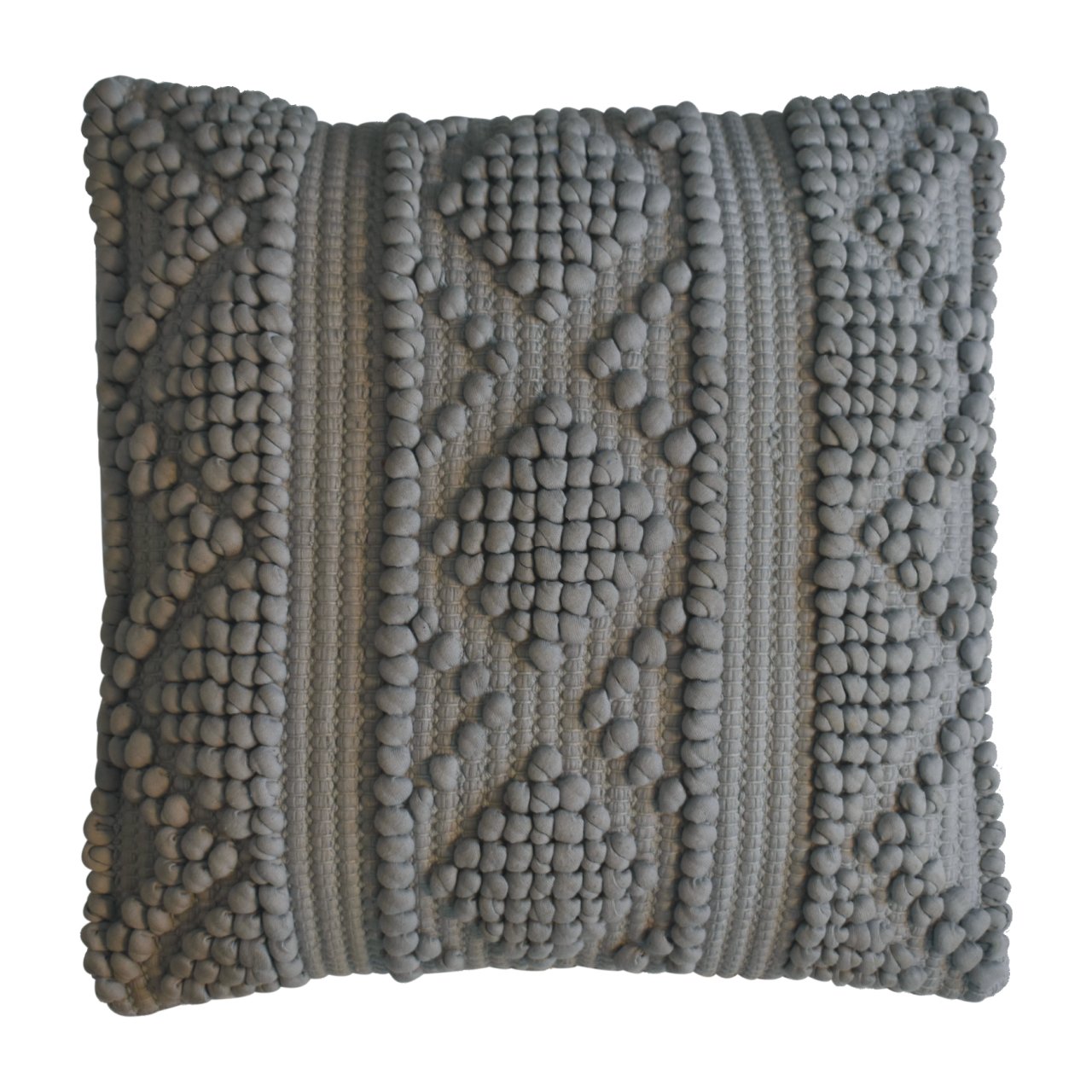 Sarlat Set of 2 Grey Handwoven Cushion Covers