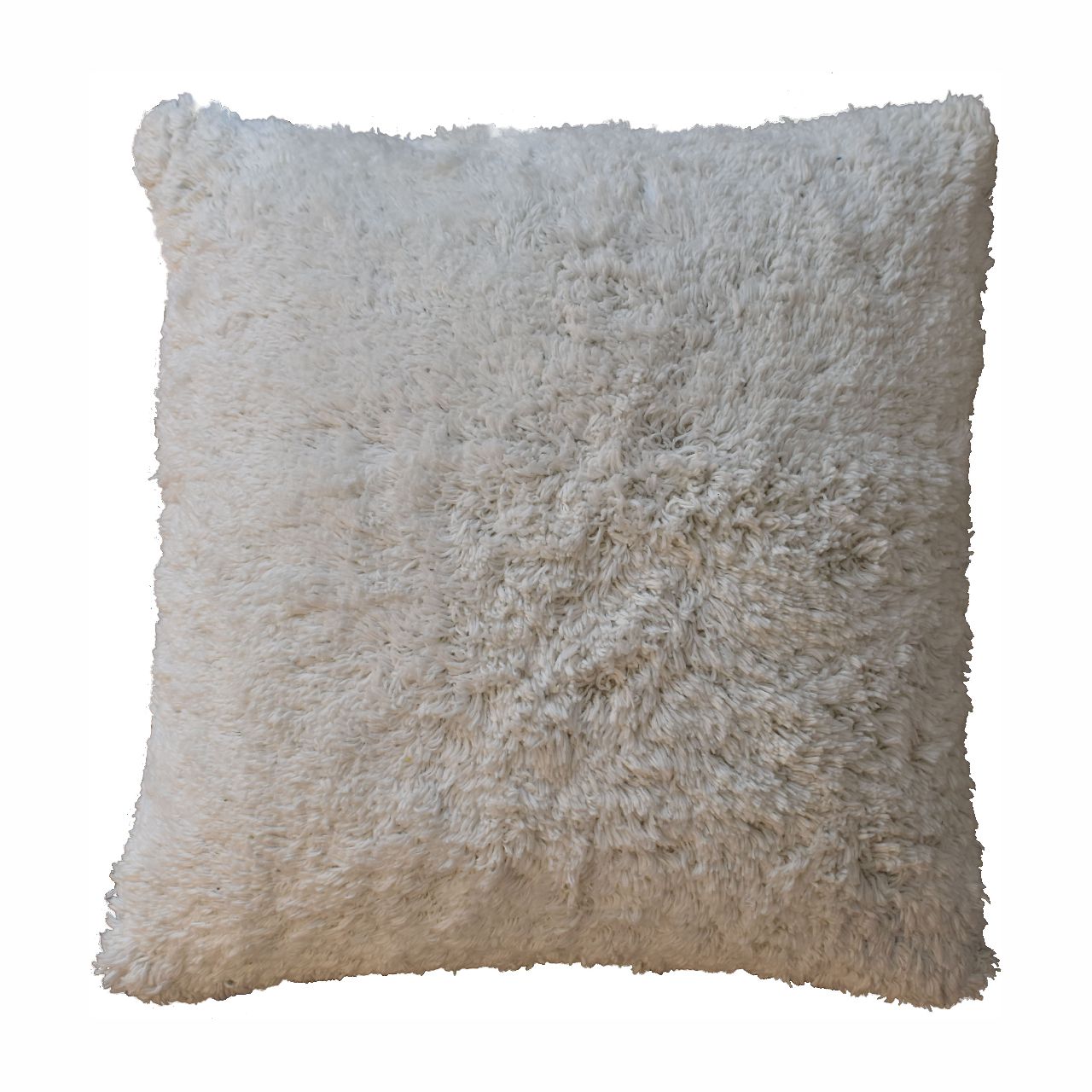 Set of 2 Domme Fluffy Cream Cushion Covers
