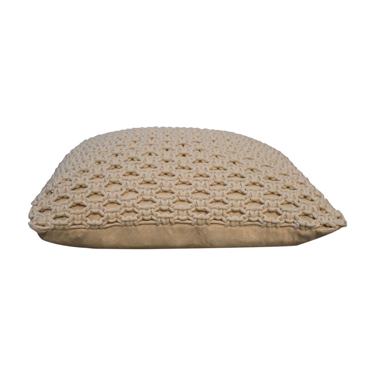 Set of 2 Riomaggiore Natural White Macrame Cushion Covers