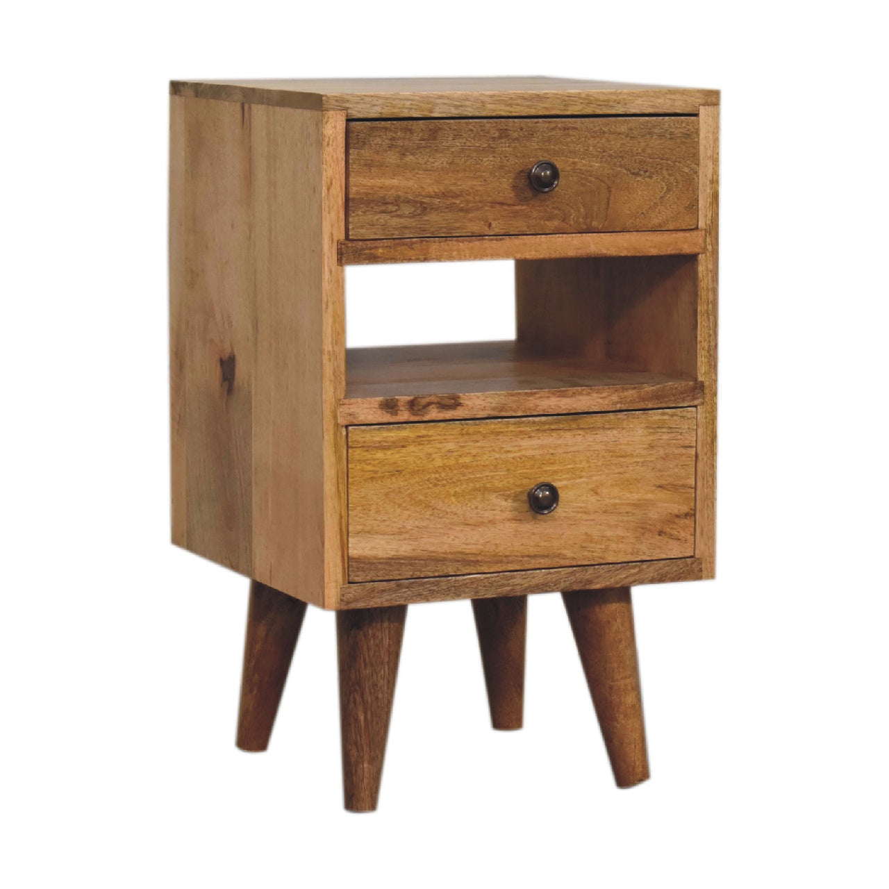 Parma Mini Classic Oak Mango Wood Bedside Table