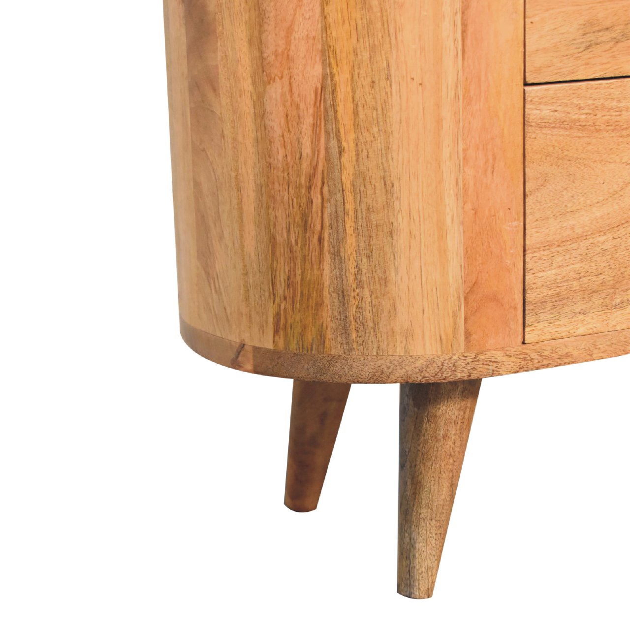 Parma Mini Oak Mango Wood Cabinet 3 Drawers