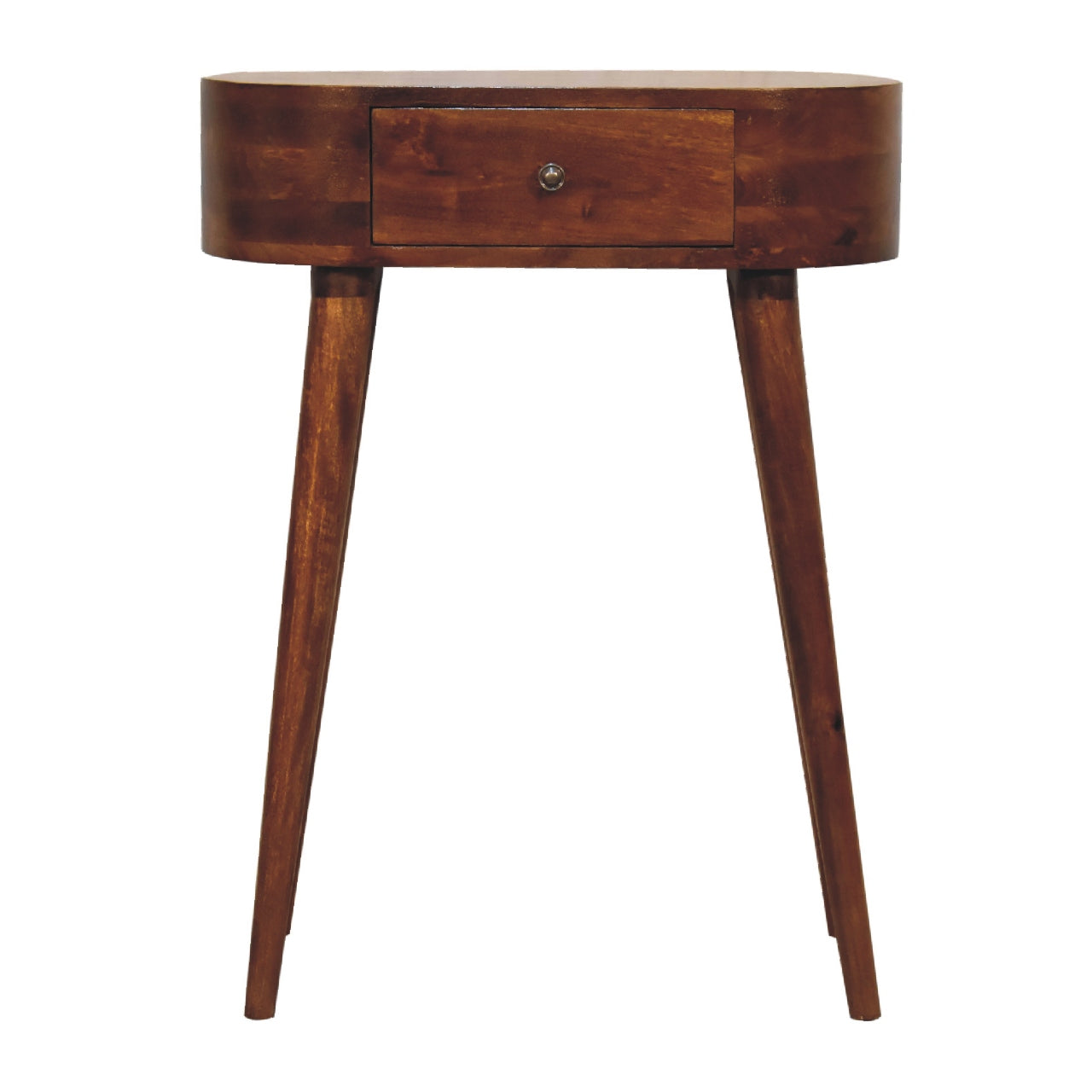 Chioggia Mini Chestnut Mango Wood Console Table with Drawer