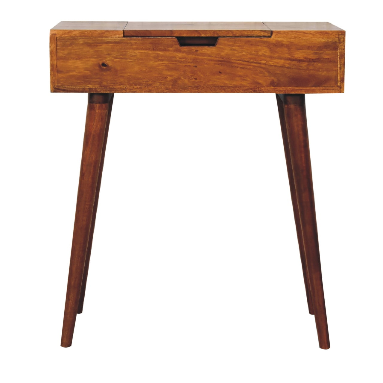 Olbia Small Chestnut Mango Wood Foldable Mirror Dresser