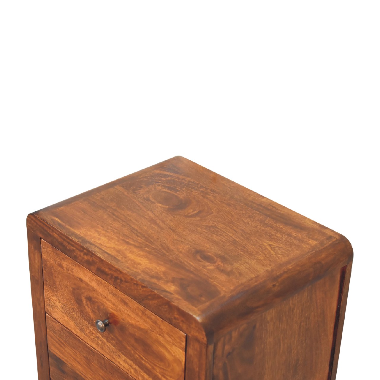 Thai 3 Drawer Bedside Table Mango Wood