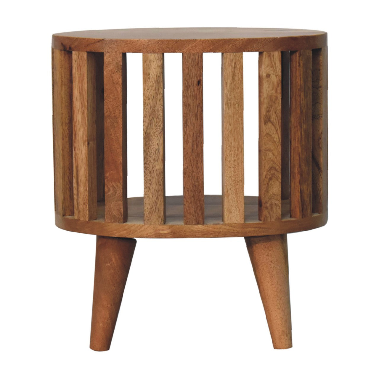 Kaiula Single Mango Wood Shelf Bedside Table