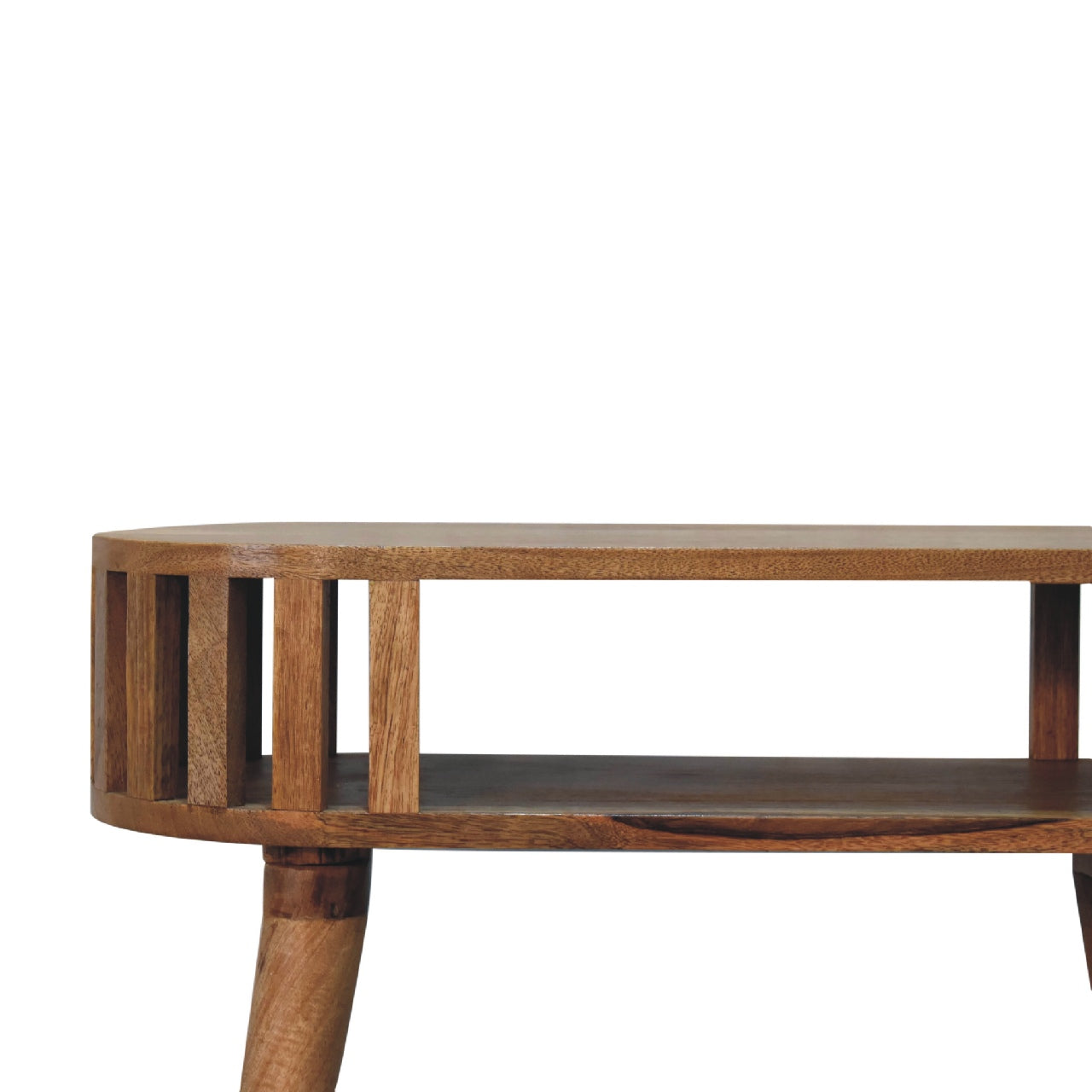 Kailua Slated Mango Wood Open Console Table
