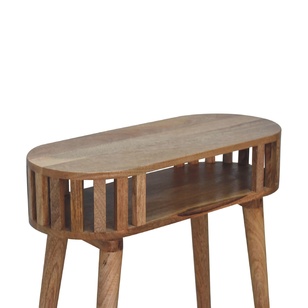 Kailua Slated Mango Wood Open Console Table