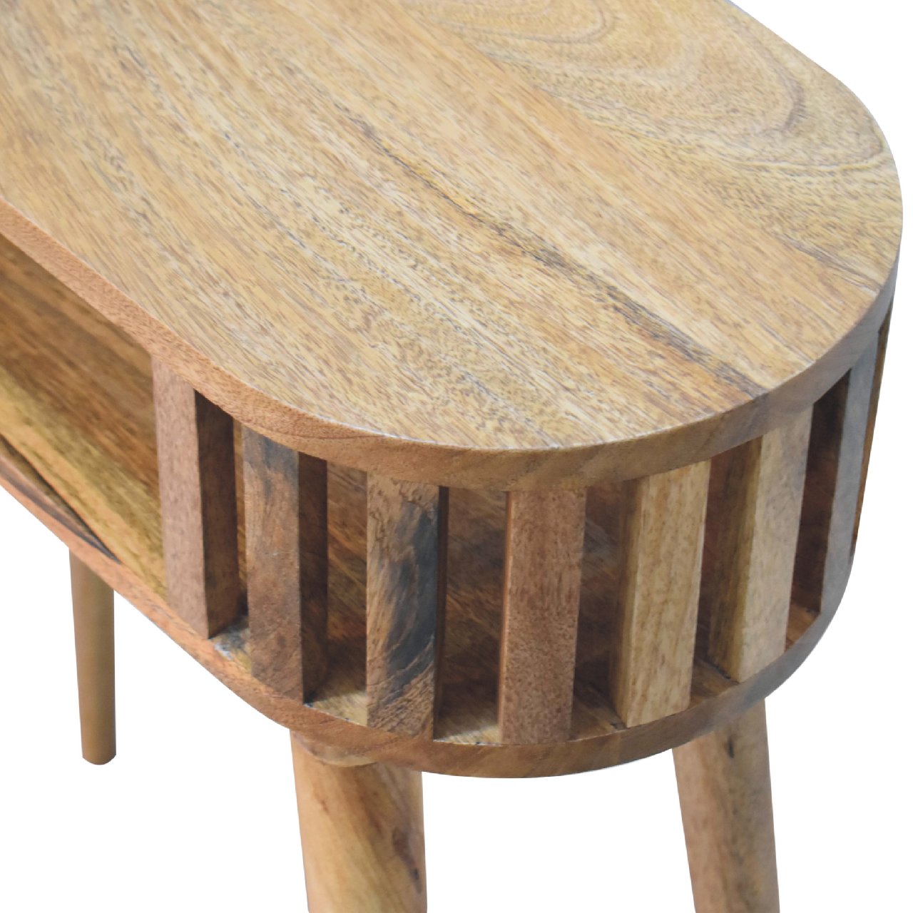 Kailua Slated Mango Wood Open Console Table