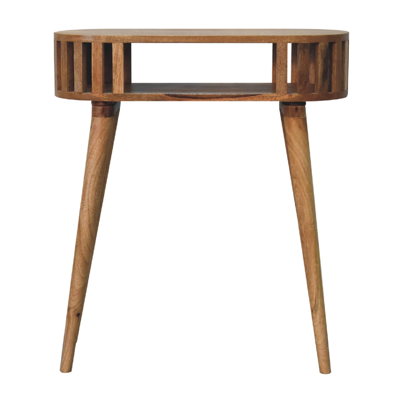 Kailua Slated Mango Wood Open Console Table
