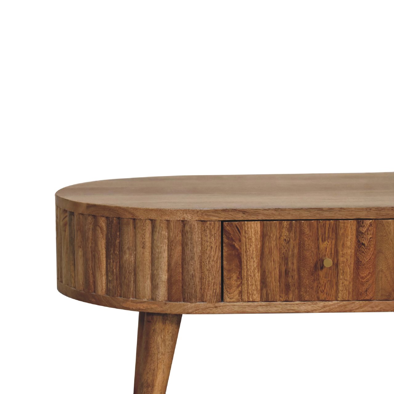 Annecy Stripe Natural Mango Wood Coffee Table 2 Drawers