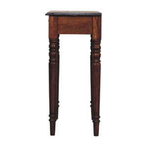 Chantilly Chestnut Mango Wood Turned Leg Writing Desk