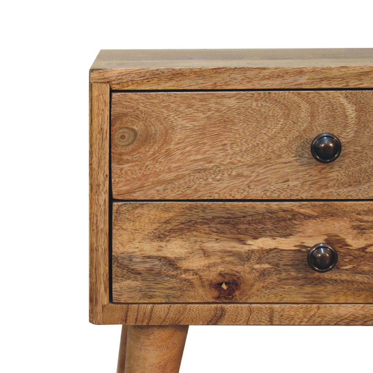 Parma Small Mango Table Rustic Bedside Table