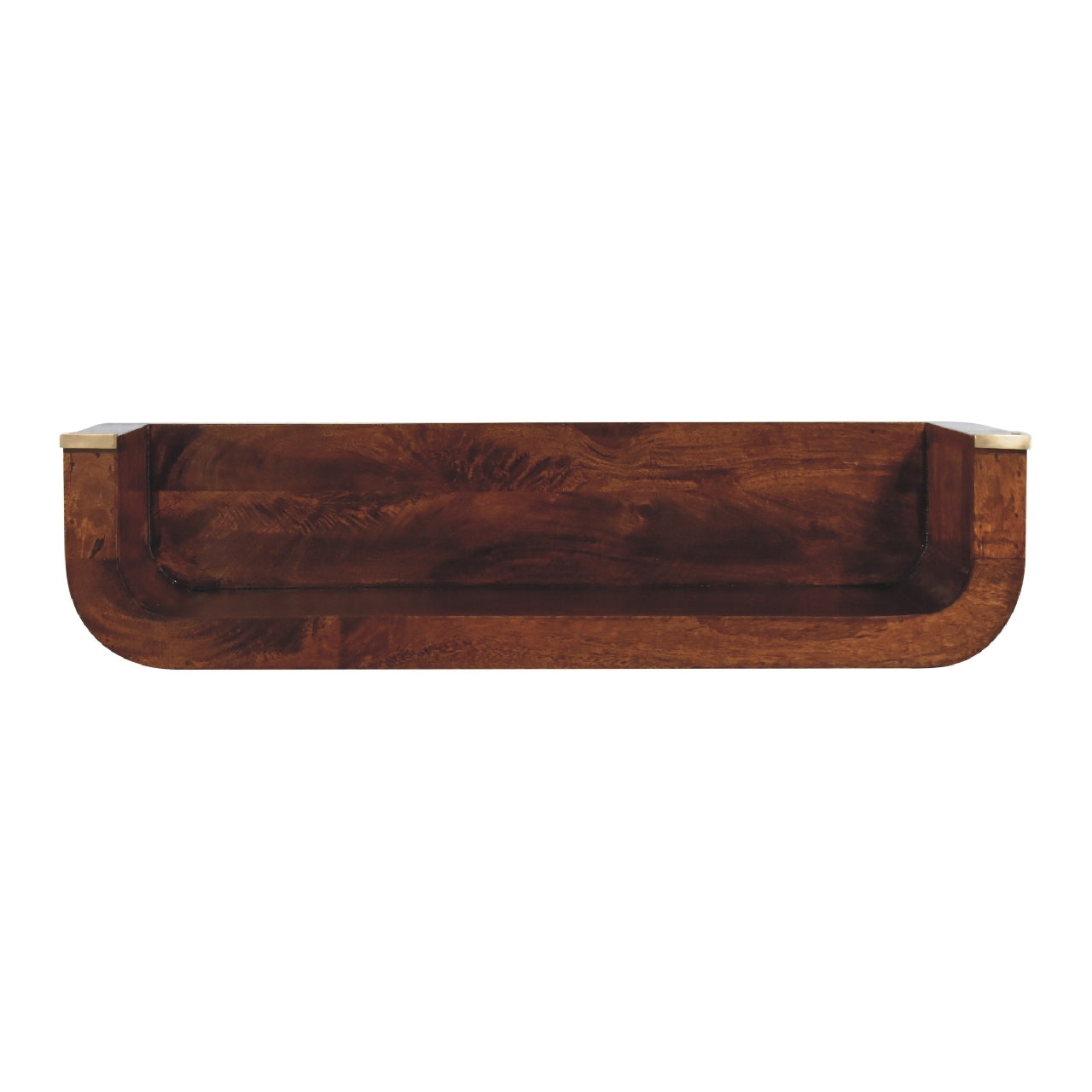 Dinan Chestnut Mango Wood Floating Console Table