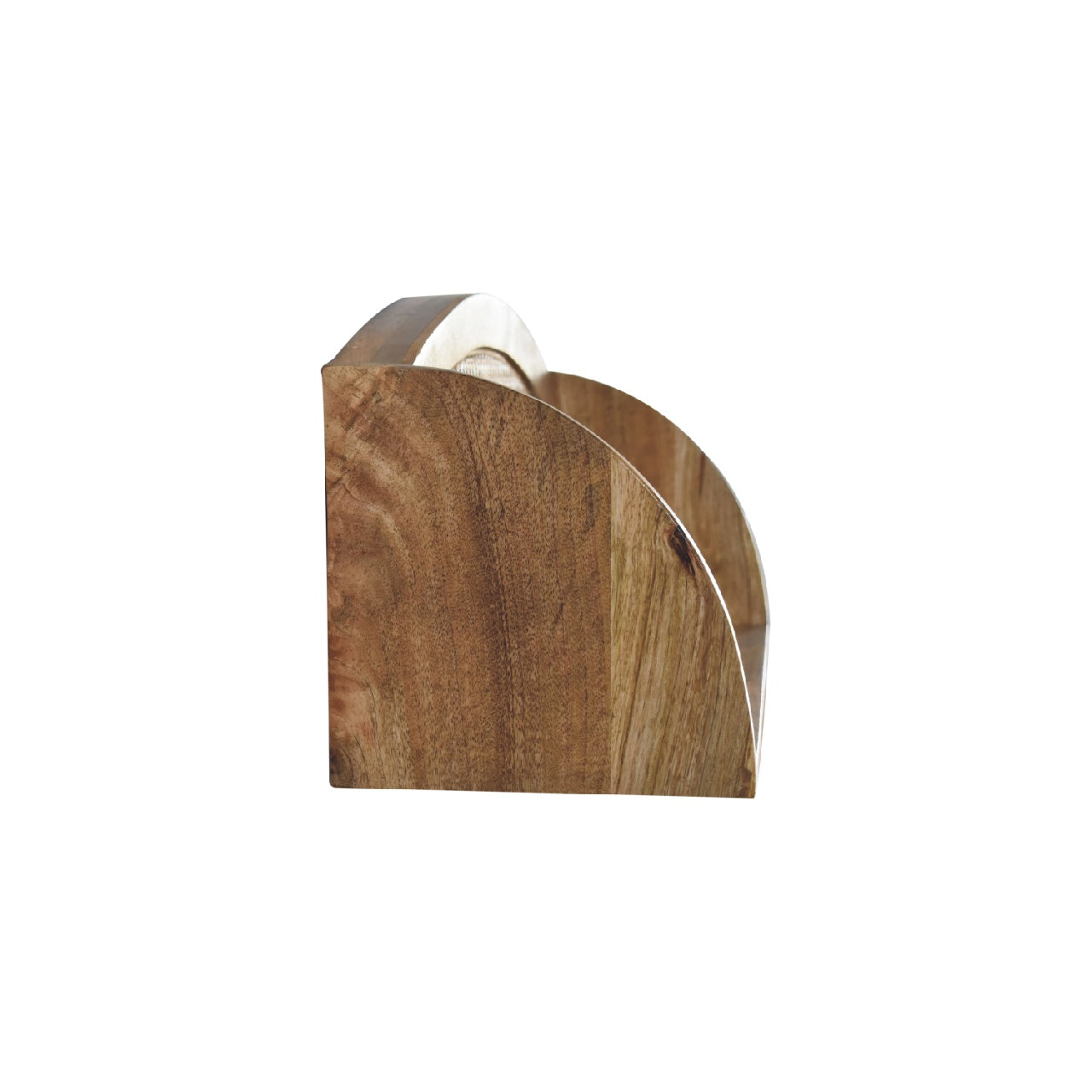 Peillon Woven Rattan and Mango Wood Open Wall Mounted Shelf