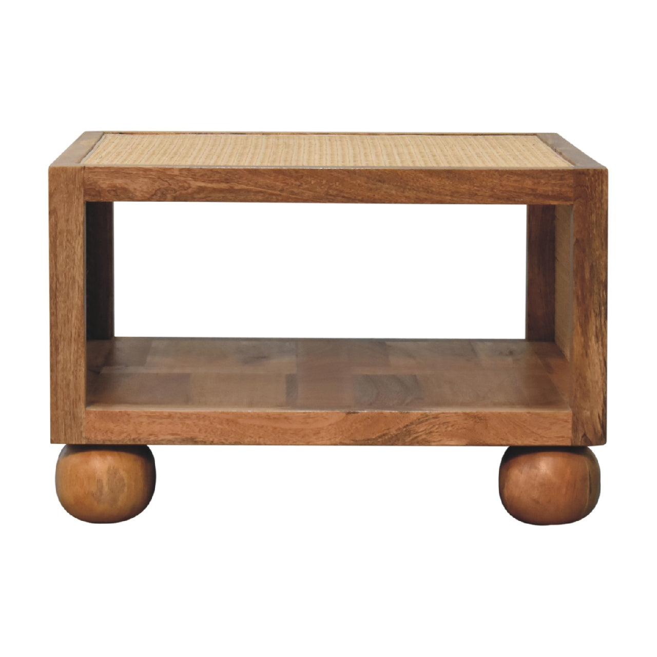 Bayeux Small Coffee Table Mango Wood Ball Feet